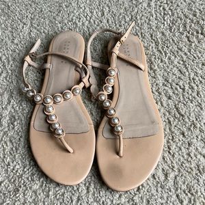 Barney’s Pearl Thong Sandals SIZE 10